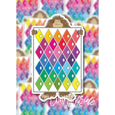 Sasquatch Diamond Alley Quilt Stickers 6pk