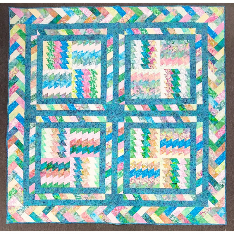 SAW TOOTH JUNIOR QUILT PATTERN Quilt Pattern 85035 3DQ6976