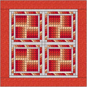 SAW TOOTH JUNIOR QUILT PATTERN Quilt Pattern 85035 3DQ6976