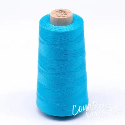 Scanfil Organic Cotton Thread 30wt Solid 3,000yd Blue Atoll