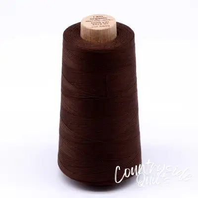 Scanfil Organic Cotton Thread 30wt Solid 3,000yd Cocoa Brown