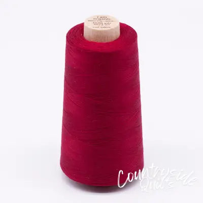 Scanfil Organic Cotton Thread 30wt Solid 3,000yd Crimson
