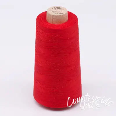 Scanfil Organic Cotton Thread 30wt Solid 3,000yd High Risk Red
