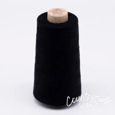 Scanfil Organic Cotton Thread 30wt Solid 3,000yd Jet Black