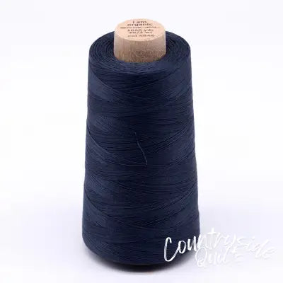 Scanfil Organic Cotton Thread 30wt Solid 3,000yd Midnight Navy