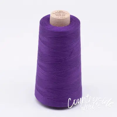 Scanfil Organic Cotton Thread 30wt Solid 3,000yd Royal Purple