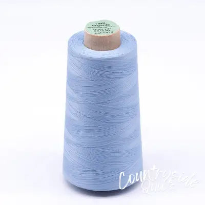 Scanfil Organic Cotton Thread 50wt Solid 5,000yd Baby Blue
