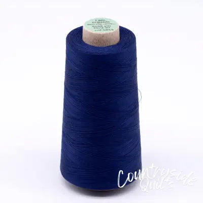 Scanfil Organic Cotton Thread 50wt Solid 5,000yd Bellwether Blue