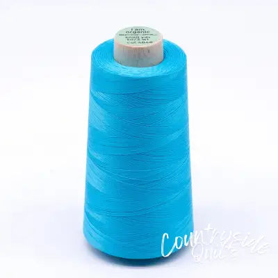 Scanfil Organic Cotton Thread 50wt Solid 5,000yd Blue Atoll