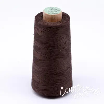 Scanfil Organic Cotton Thread 50wt Solid 5,000yd Coffee Liqueur