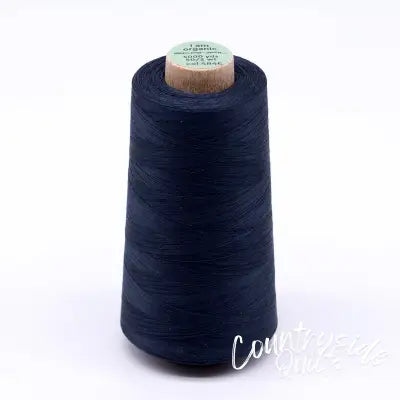 Scanfil Organic Cotton Thread 50wt Solid 5,000yd Midnight Navy