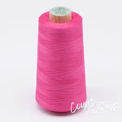 Scanfil Organic Cotton Thread 50wt Solid 5,000yd Pink Lemonade