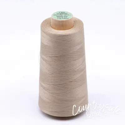 Scanfil Organic Cotton Thread 50wt Solid 5,000yd Safari
