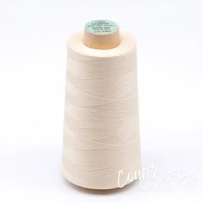 Scanfil Organic Cotton Thread 50wt Solid 5,000yd Shortbread