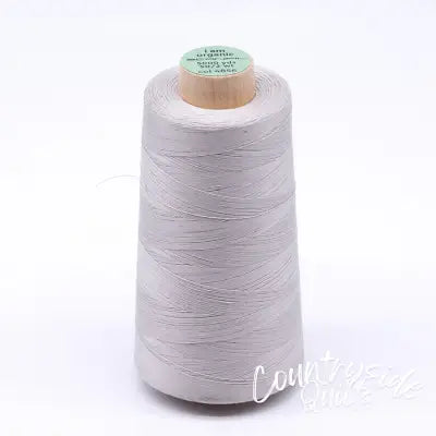 Scanfil Organic Cotton Thread 50wt Solid 5,000yd Silver Cloud