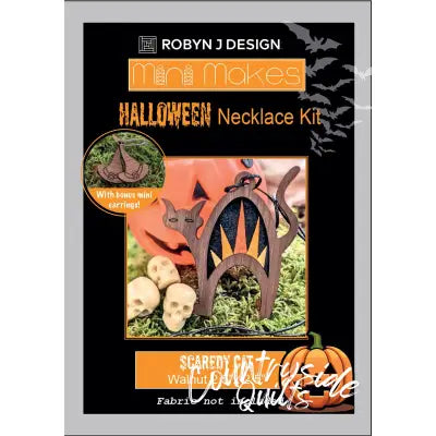 Scaredy Cat Necklace Kit- Walnut