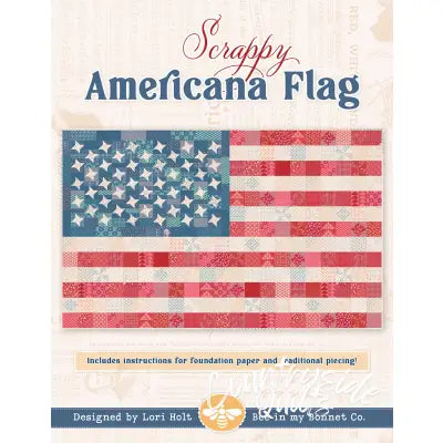 Scrappy Americana Flag Quilt Pattern