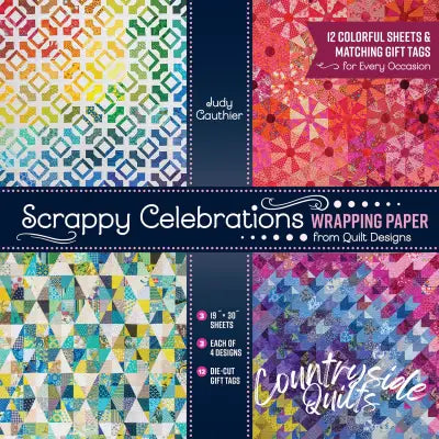 Scrappy Celebrations Wrapping Paper from Quilt Designs
