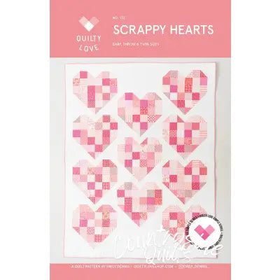 Scrappy Hearts Quilt Pattern