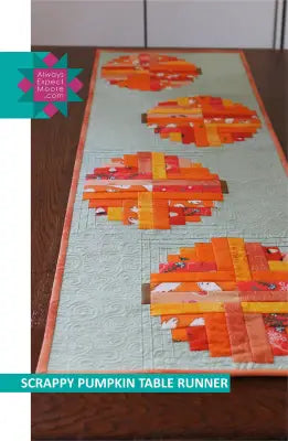 Scrappy Pumpkin Table Runner