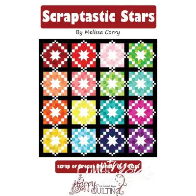 Scrapstastic Stars by Melissa Corry of Happy Quilting