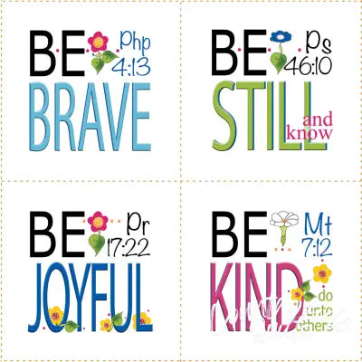 Scripture 3in Fabric Panel