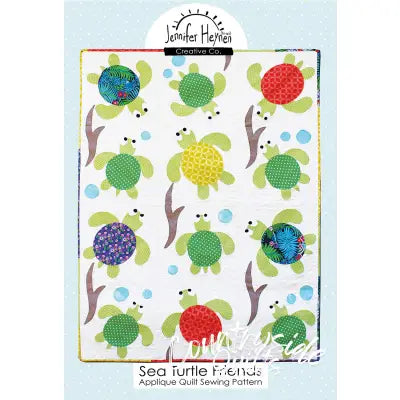 Sea Turtle Friends Applique Quilt