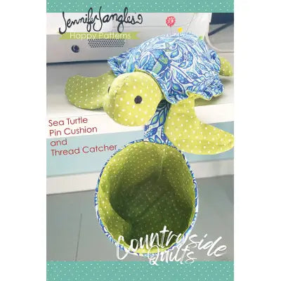 Sea Turtle Pin Cushion and Thread Catcher