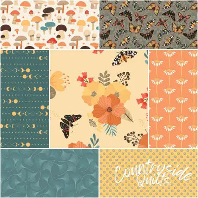 Secret Garden 1 Yard Bundle Beehive, 7 Pcs.