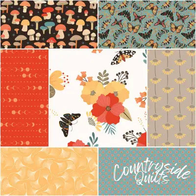 Secret Garden 1 Yard Bundle Cloud, 7 Pcs.