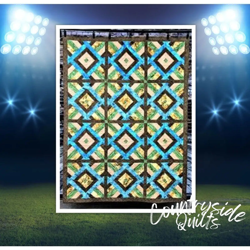 Sedona Sunrise Five Color Southwest Quilt Pattern