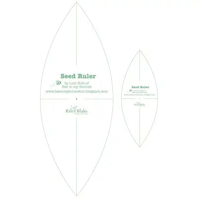Seed Ruler Set By Lori Holt Of Bee In My Bonnet, 2pcs