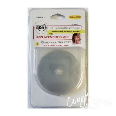 Select 60mm Rotary Blade Replacements 3pk