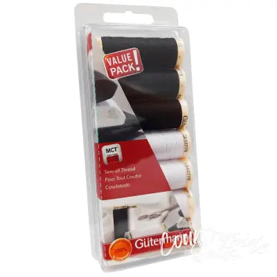 Sew-all Thread 7 Spools Black and White
