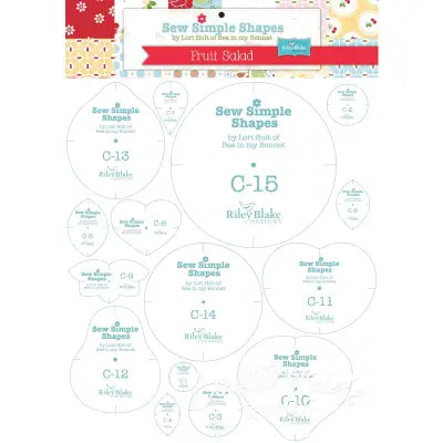 Lori Holt Sew Cherry Fruit Salad Templates