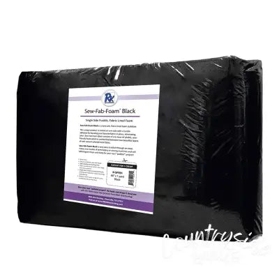 Sew-Fab-Foam Single Sided Fusible Black 60in x 1yd