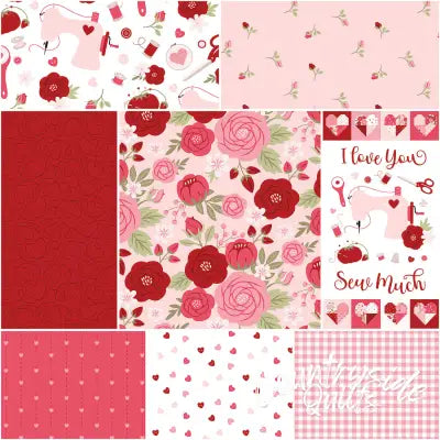 Sew in Love 1 Yard Bundle Blush, 8 Pcs.