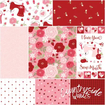 Sew in Love 1 Yard Bundle Rose, 8 Pcs.