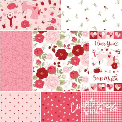 Sew in Love 1 Yard Bundle White, 8 Pcs.