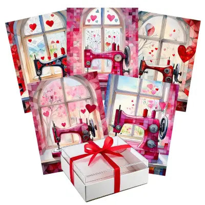 Sew in Love A2 5-Card Boxed Set
