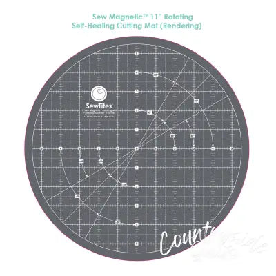 Sew Magnetic 11in Rotating Self-Healing Cutting Mat