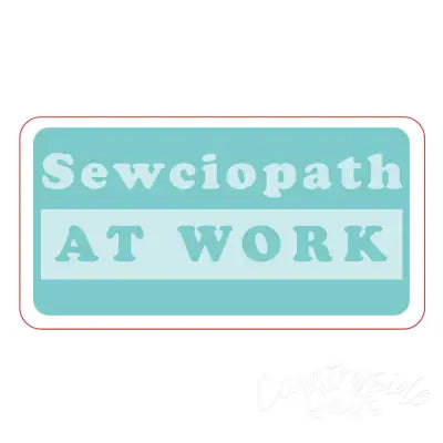 Sewciopath Stickers 6pk