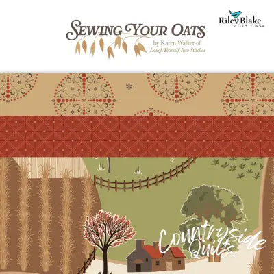 Sewing Your Oats Fat Quarter Bundle, 24pcs/bundle