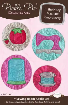 Sewing Room Appliques Machine Embroidery Design Set