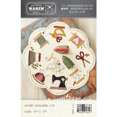 Sewing Scalloped Mat
