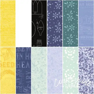 Sewing Seeds III 1 Yard Bundle Yellow, 12pcs/bundle