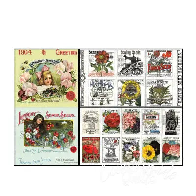 Sewing Seeds III Panel Bundle, 3pcs/bundle