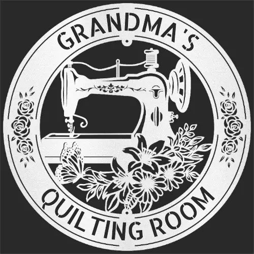 Sewing Sign - Personalized Metal for Quilting Room Decor
