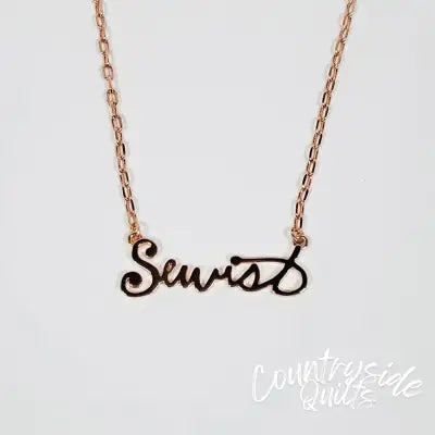 Sewist Necklace Rose Gold