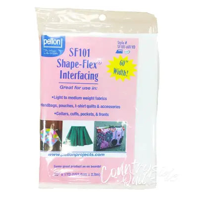 SF101 ShapeFlex Interfacing 60in x 1yd White
